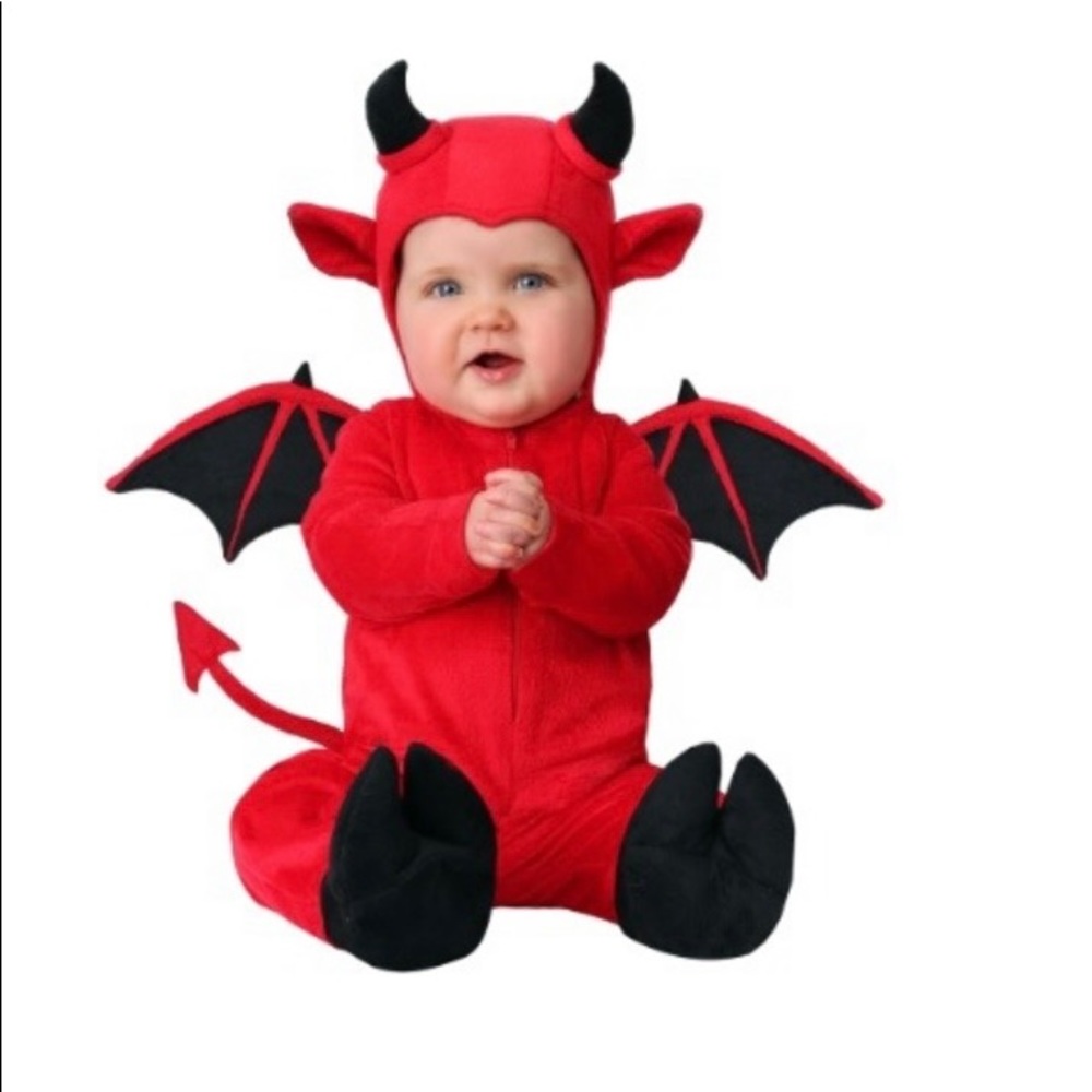 Infant Adorable Devil Costume Halloween Unisex